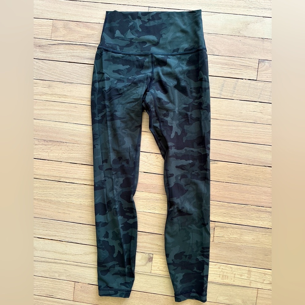 Lululemon green camo align leggings